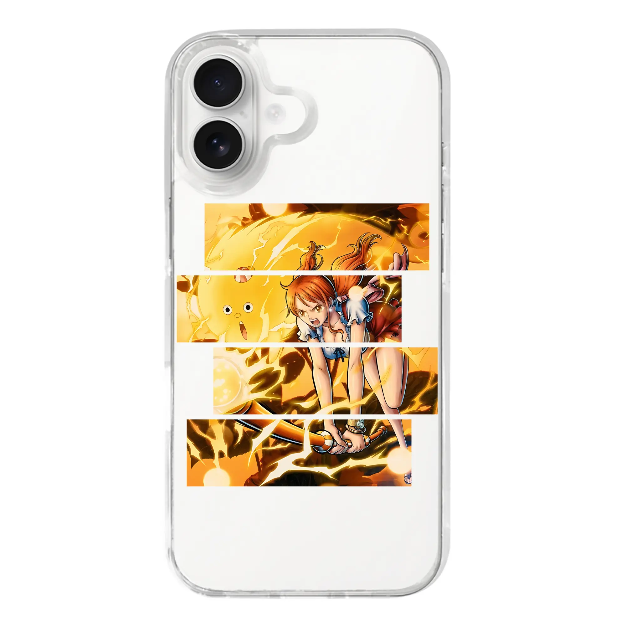 ワンピース グッズ ナミ - iPhone 17シリーズ 透明スマホケース – 薄型・耐衝撃・精密フィット保護カバー